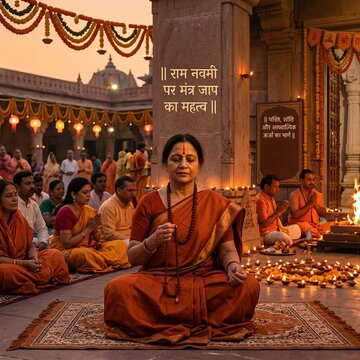 राम नवमी पर मंत्र जाप का महत्व, भक्ति से मिलता है शांति और आध्यात्मिक बल