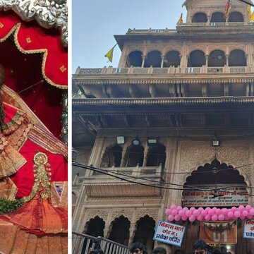 नए साल में बांके बिहारी मंदिर में उमड़ी भीड़: प्रबंधन की विशेष अपील
