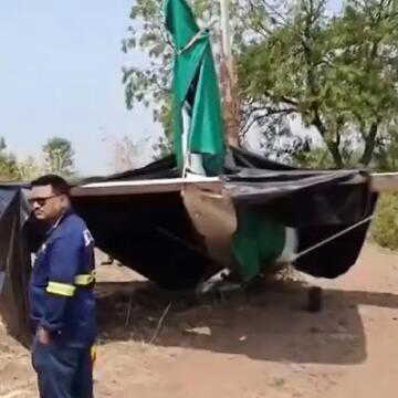 अजित पवार की दुर्घटना की याद ताजा करते हुए, बारामती में फिर विमान दुर्घटना