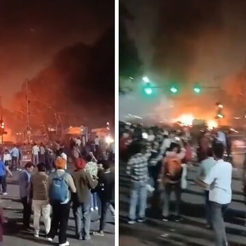 लालकिला के सामने विस्फोट, 8 मौतें, 3 कारें खाक, दिल्ली में हाई अलर्ट