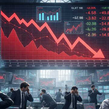 सेंसेक्स और निफ्टी लगातार दूसरे दिन लाल निशान में, अमेरिकी टैरिफ के खतरे से शेयर बाजार में कमजोरी