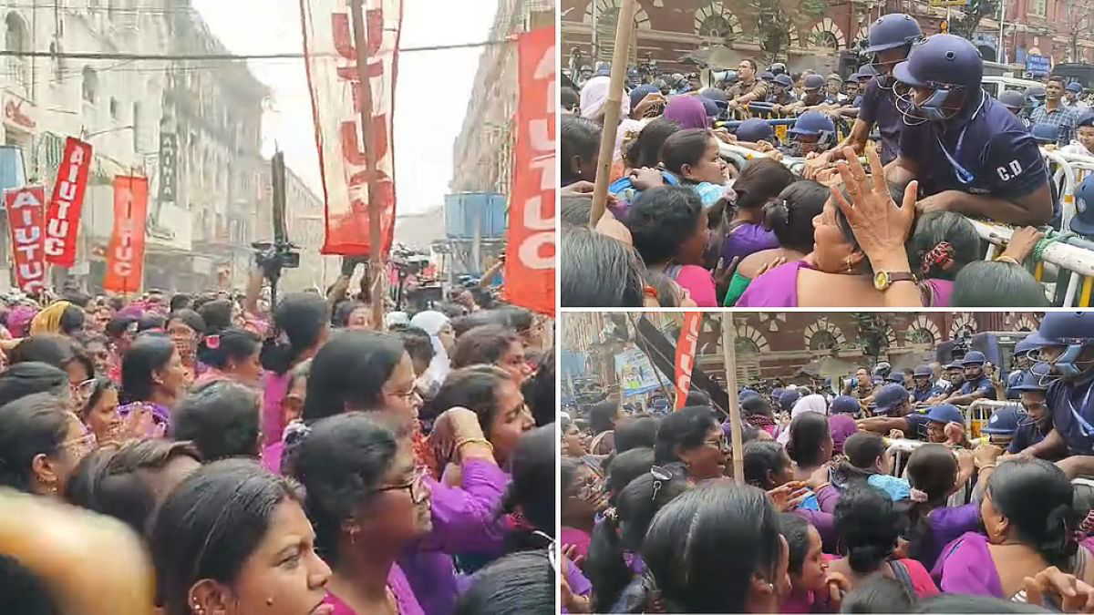 आशा कार्यकर्ताओं की रैली से महानगर में ट्रैफिक जाम