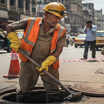 उत्तर कोलकाता में मेनहोल के अंदर से सड़ा-गला शव बरामद, पुलिस जांच में जुटी