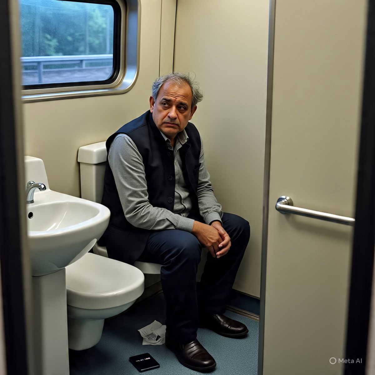 वसुंधरा के मीड‍िया सलाहकार ट्रेन के टॉयलेट में एक घंटे फंसे रहे, बोले- बदबू से मौत हो जाती