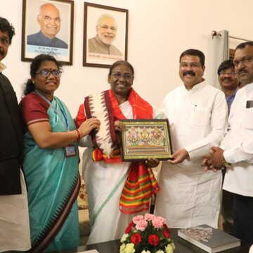 राष्ट्रपति द्रौपदी मुर्मू ने जमशेदपुर में रखा श्री जगन्नाथ आध्यात्मिक केंद्र की नींव