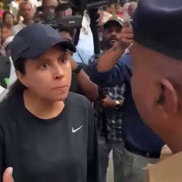 मुंबई ट्रैफिक जाम में फंसी महिला का BJP प्रदर्शन पर गुस्सा, वीडियो वायरल