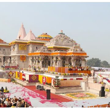 राममंदिर के फर्स्ट फ्लोर पर राम दरबार की पहली झलक ने मुग्ध किया, दीपावली के अवसर पर विशेष कार्यक्रम