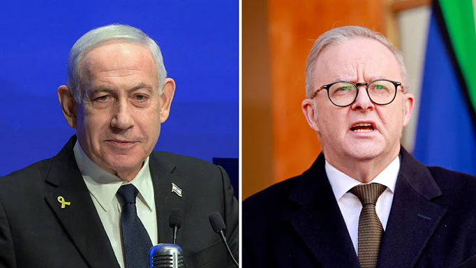 नेतन्याहू ने ऑस्ट्रेलियाई प्रधानमंत्री को लिया आड़े हाथ, कहा - इतिहास कमजोर प्रधानमंत्री की तरह याद रखेगा