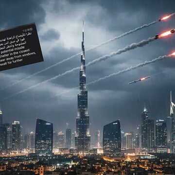 क्या फिर से ईरान के निशाने पर है UAE? मोबाइल पर मिसाइल हमले के अलर्ट से लोगों में आतंक