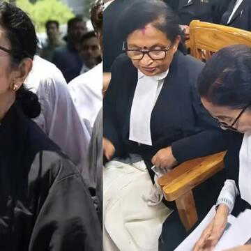 कोर्ट रूम से सड़क तक हंगामा, ममता बनर्जी को घेरकर लगे ‘चोर-चोर’ के नारे