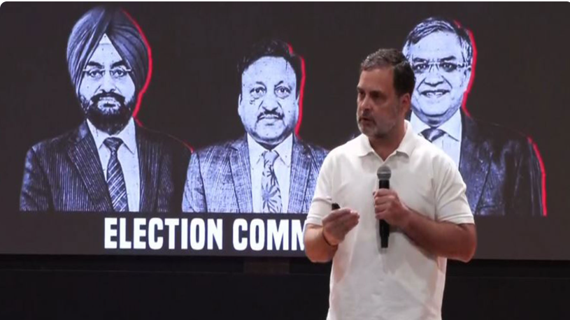 'हरियाणा में वोटर लिस्ट झूठी, लोकतंत्र नहीं': राहुल गांधी का आरोप, चुनाव आयोग की सफाई