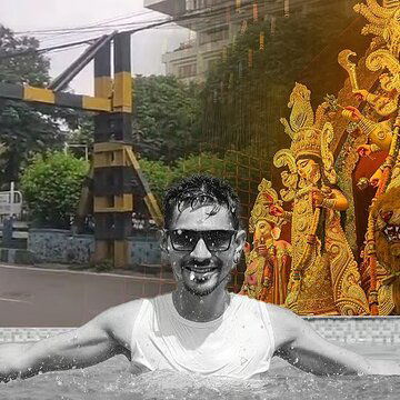 दुर्गा पूजा विसर्जन के दौरान हुआ हादसा, हाई बार से टकराकर बेहला के युवक की मौत