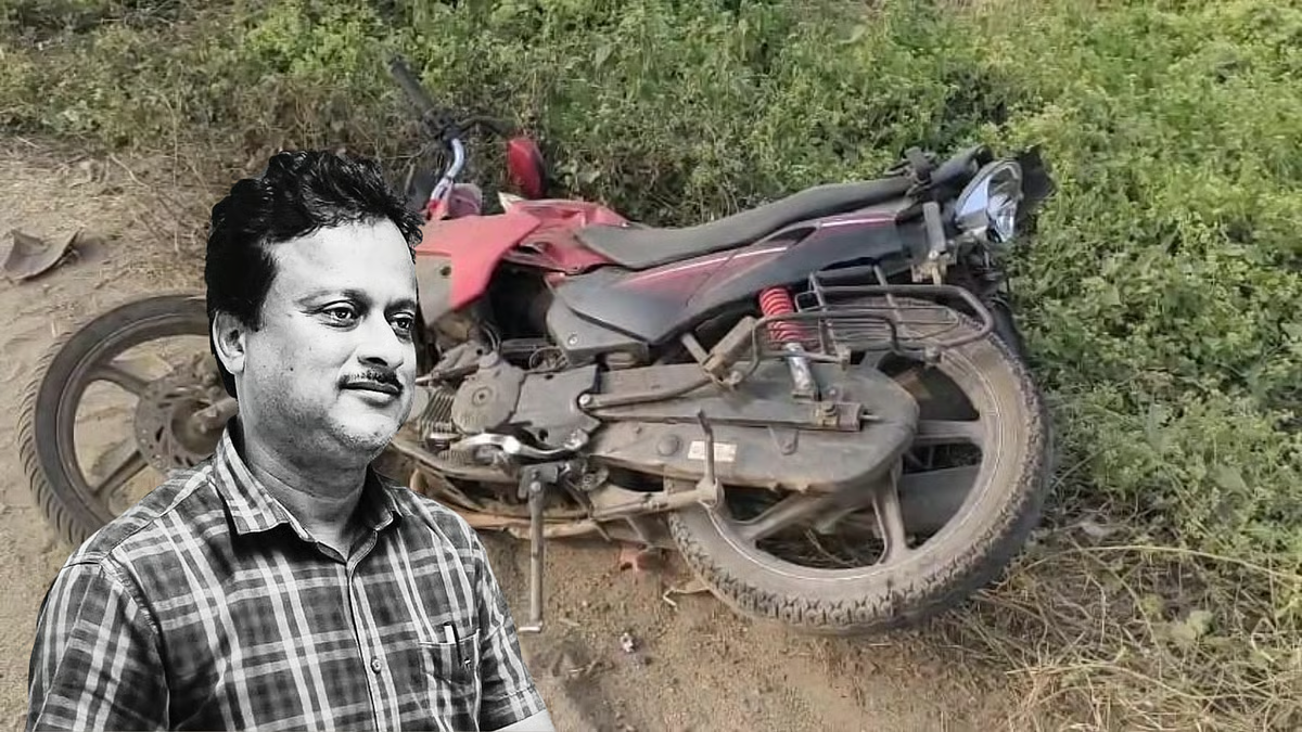 घर लौटते समय दर्दनाक हादसा, लॉरी के पहियों ने प्रधान शिक्षक को कुचला