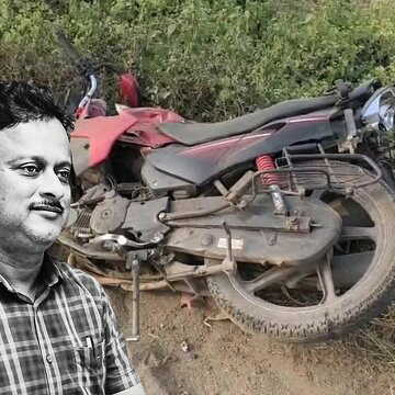 घर लौटते समय दर्दनाक हादसा, लॉरी के पहियों ने प्रधान शिक्षक को कुचला