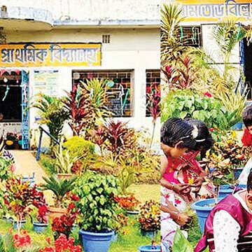 डेबरा का प्राथमिक विद्यालय बना हरियाली, स्वच्छता और समर्पण की पाठशाला