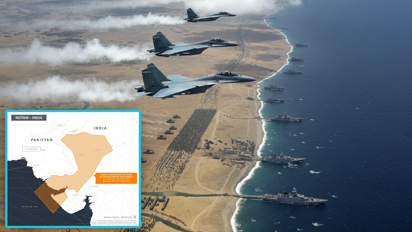 त्यौहार खत्म होते ही पाक सीमा पर तीनों सेनाओं का त्रिशूल, भारतीय सेना करेगी युद्धाभ्यास, अस्वाभाविक नोटाम जारी