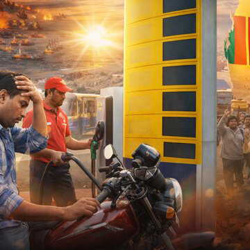 पश्चिम एशिया संकट के बीच श्रीलंका में पेट्रोल-डीज़ल के दामों में करीब 25% की बड़ी बढ़ोतरी, महंगाई बढ़ने की आशंका