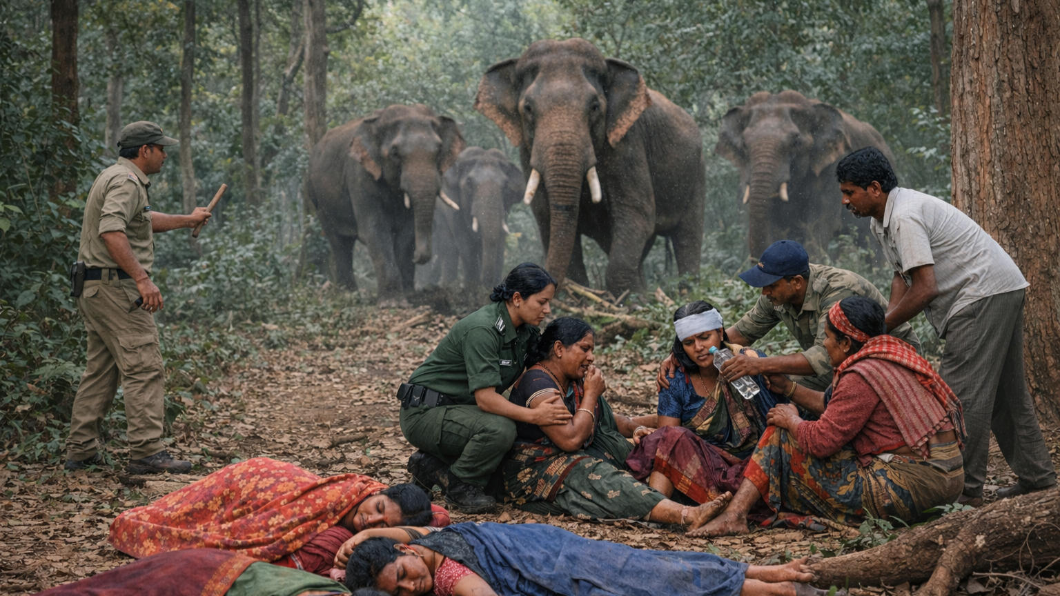 ओडिशा के धेनकानाल में हाथियों के हमले में 3 महिलाओं की मौत, 3 घायल