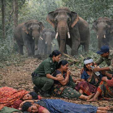 ओडिशा के धेनकानाल में हाथियों के हमले में 3 महिलाओं की मौत, 3 घायल