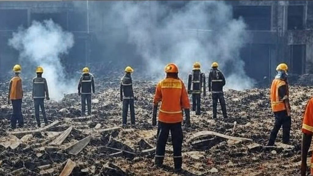 मुजफ्फरपुर में दर्दनाक हादसा.. घर पर लगी भीषण आग, जिंदा जल गए एक ही परिवार के पांच लोग