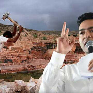 चुनाव प्रचार के दौरान अभिषेक बनर्जी ने किया पत्थर खदान के सिलिकोसिस पीड़ित मजदूरों के लिए बड़ी घोषणा