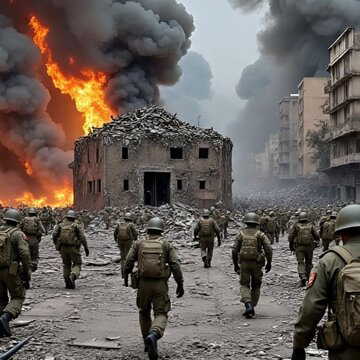 ईरान के करज शहर में इजरायल और अमेरिका का बड़ा हमला, भारी तबाही