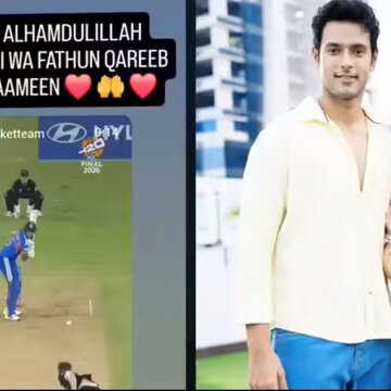 मुस्लिम पत्नी अंजुम खान ने पति शिवम दुबे पर यूं लुटाया प्यार, इसे कहते हैं दीवानगी