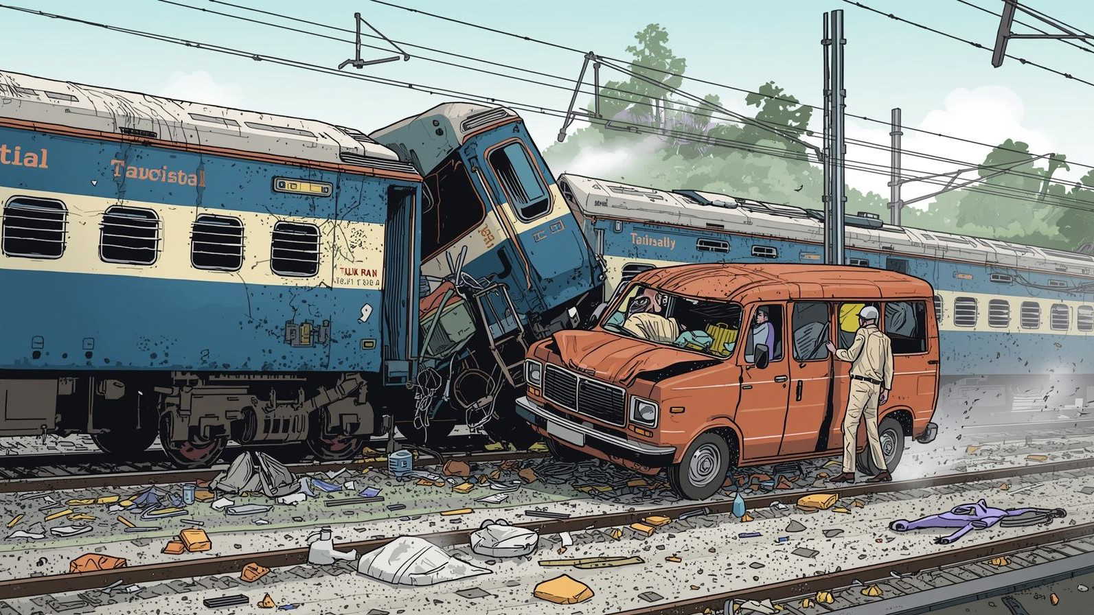 त्रिपुरा के धलाई में ट्रेन और पिक-अप वैन की टक्कर में कई लोगों की मौत की आशंका