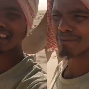 मैं मर जाऊंगा...', रेगिस्तान में खड़ा उत्तर प्रदेश का युवक जान बचाने की अपील कर रहा