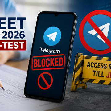 NEET UG Re-Test 2026: परीक्षा से पहले 22 जून तक टेलीग्राम पर रोक
