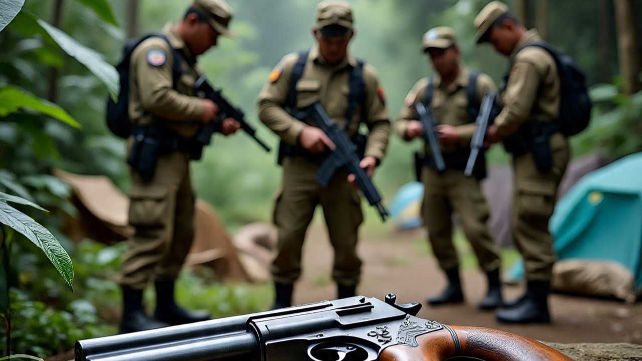 जम्मू-कश्मीर: रती तारी जंगल में हथियारों की बड़ी बरामदगी