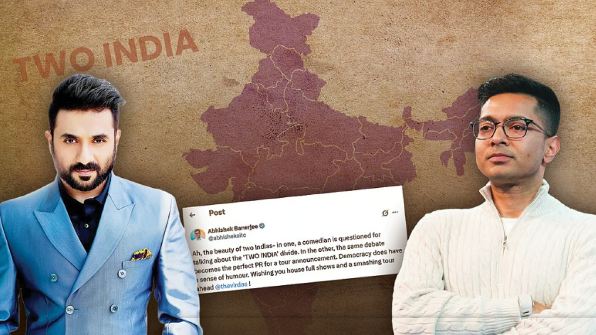 ‘टू इंडिया’ पर अभिषेक के बयान की क्लिपिंग्स वीर ने साझा की, एमी विनर कॉमेडियन के बारे में सांसद ने क्या कहा