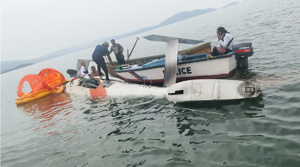 फिर से हवाई रास्ते पर खतरा, टेक ऑफ के कुछ ही मिनटों बाद समुंदर में गिरी हेलिकॉप्टर