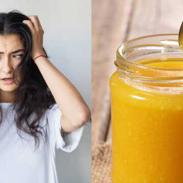 रूखे और फ्रिजी बालों के लिए घी का जादू